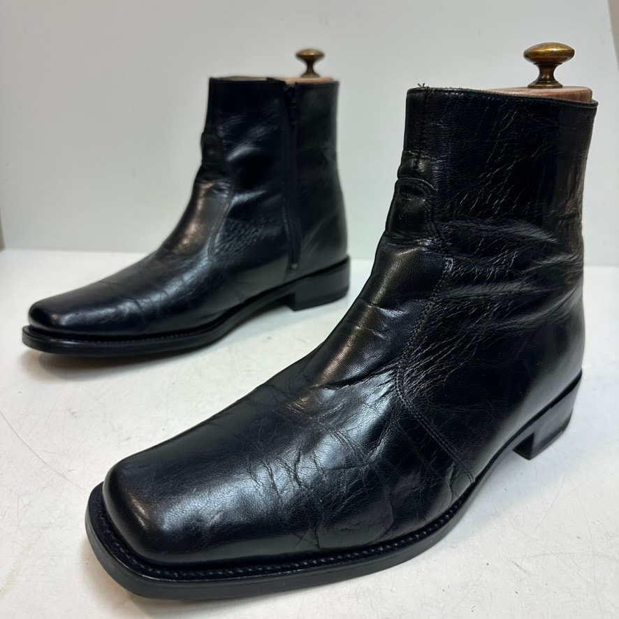 Resoled Crockett & Jones Jasper Formal Chelsea Boots Made In England Vtg Us 9 D — image 6 of 8